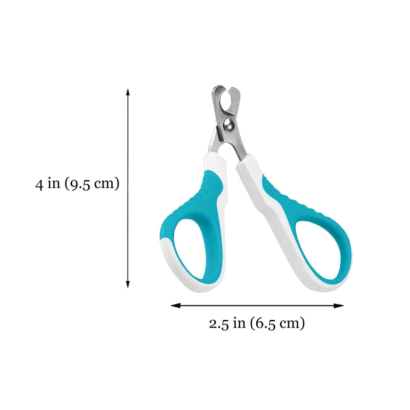 SunGrow Dog Nail Trimmer for Small and Medium Dogs, Cat Nail Claw Clipper, Non-Slip Handle, Professional Paw Grooming and Nail Care, Stainless Steel Blade - PawsPlanet Australia