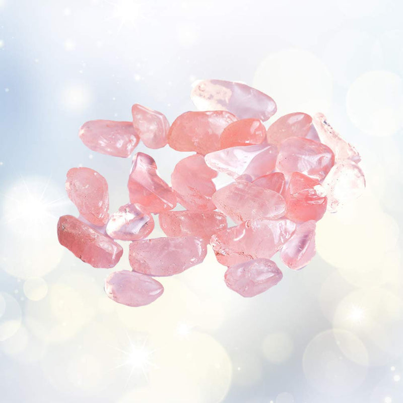 POPETPOP Aquarium Pebbles Pink-Fish Tank Gravel Rock Crystal Stones for Fish Tank/Terrariums/Garden/Flowerpot/Glassware/Vases Decoration (100g 5-7mm) - PawsPlanet Australia
