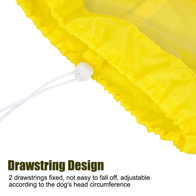 DONGKER Dog Shower Cap, Adjustable Waterproof Shower Cap for Dogs, Reusable Dog Ear Covers for Grooming, for Washing, Rain, Swimming and Bathing Green