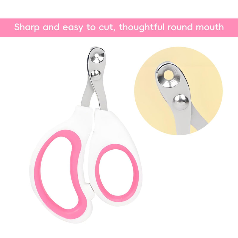 Stainless Steel pet Nail Clippers in Rose red, 1 Piece per Sale - PawsPlanet Australia