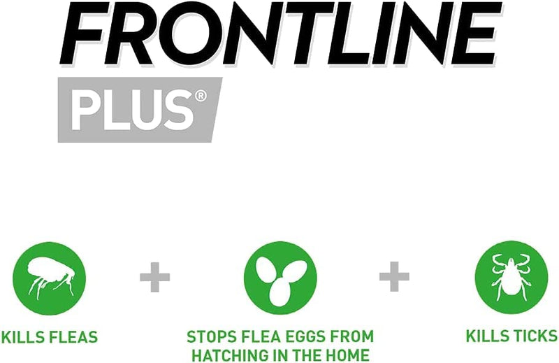 FRONTLINE Plus Flea & Tick Treatment for Medium Dogs (10-20 kg) - 6 Pipettes - PawsPlanet Australia