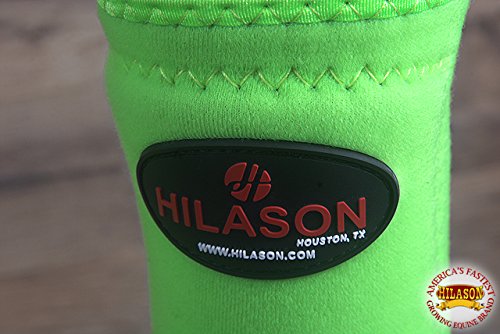 HILASON Lime Green Large Horse Medicine Sports Boots Rear Hind Leg