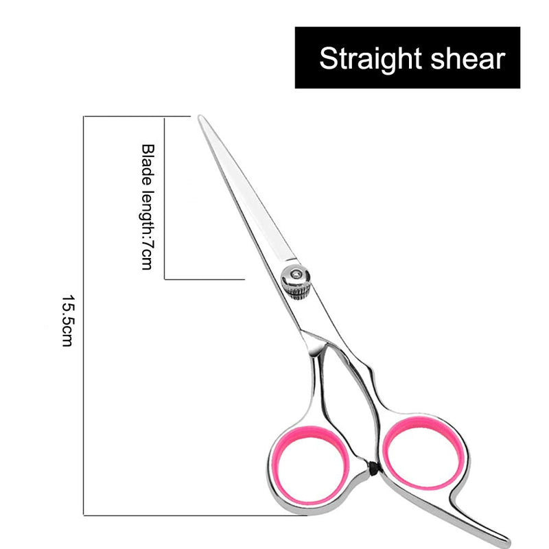 Dog Straight Scissors, 6" Dog Grooming Shear Stainless Steel Puppy Cat Hair Cutting Trimming Shears for Dog Grooming Family Use - PawsPlanet Australia