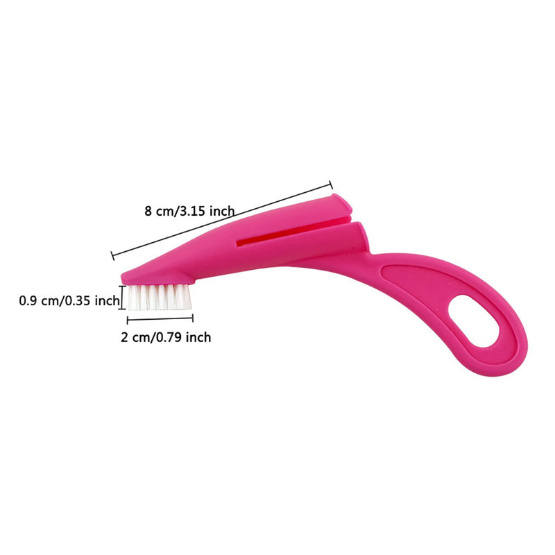 Dog Toothbrush, Tooth Brushing Kit for Dog Teeth Cleaning - Dental Care for Puppies, Cats & Small Pets, Nylon Remove Ergonomic Dog Finger Toothbrush (Red) - PawsPlanet Australia