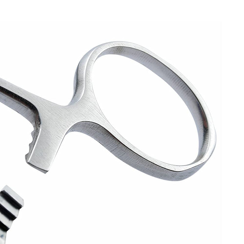 2pc Locking Straight & Curved Clamp Hemostat Forceps,Locking Tweezers Clamp for Pet Dog Grooming Ear Hair Cleaning tools 14.0 Centimetres - PawsPlanet Australia