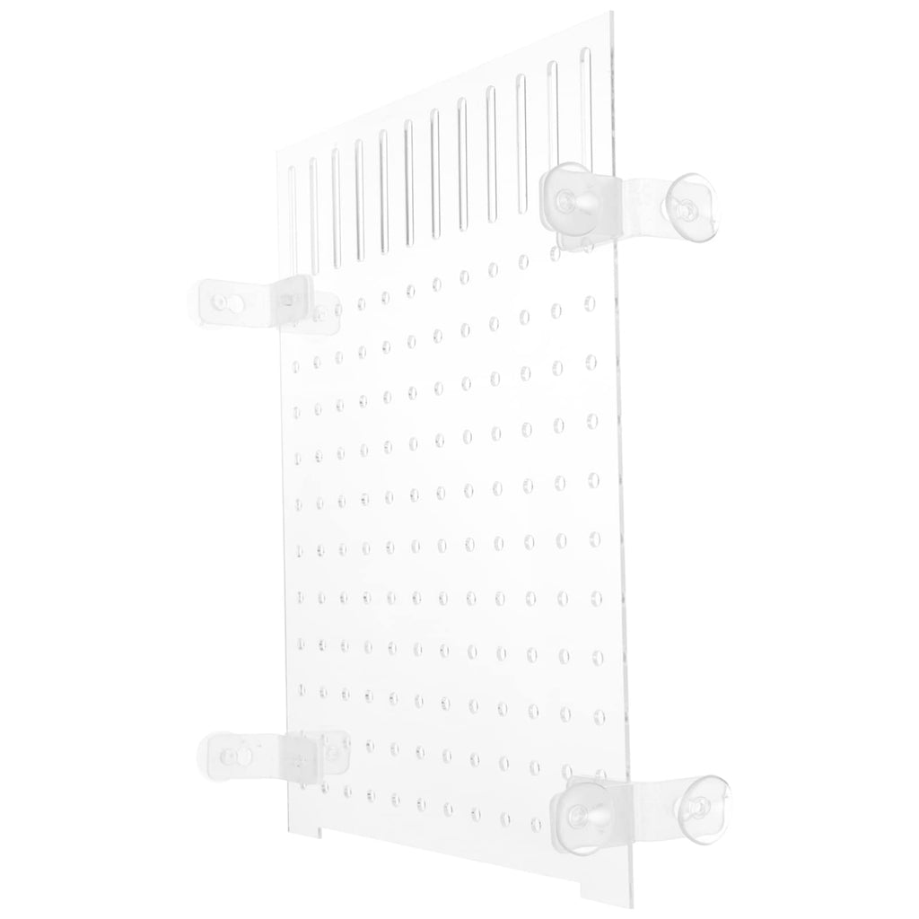 POPETPOP 11.81'' x 9.84'' Fish Tank Board Fish Tank Divider Board 150 Gallon Fish Tank 120 Gallon Fish Tank Fish Tank Separator Clear Fish Tank Divider Plastic dividers Acrylic Aquarium Grid