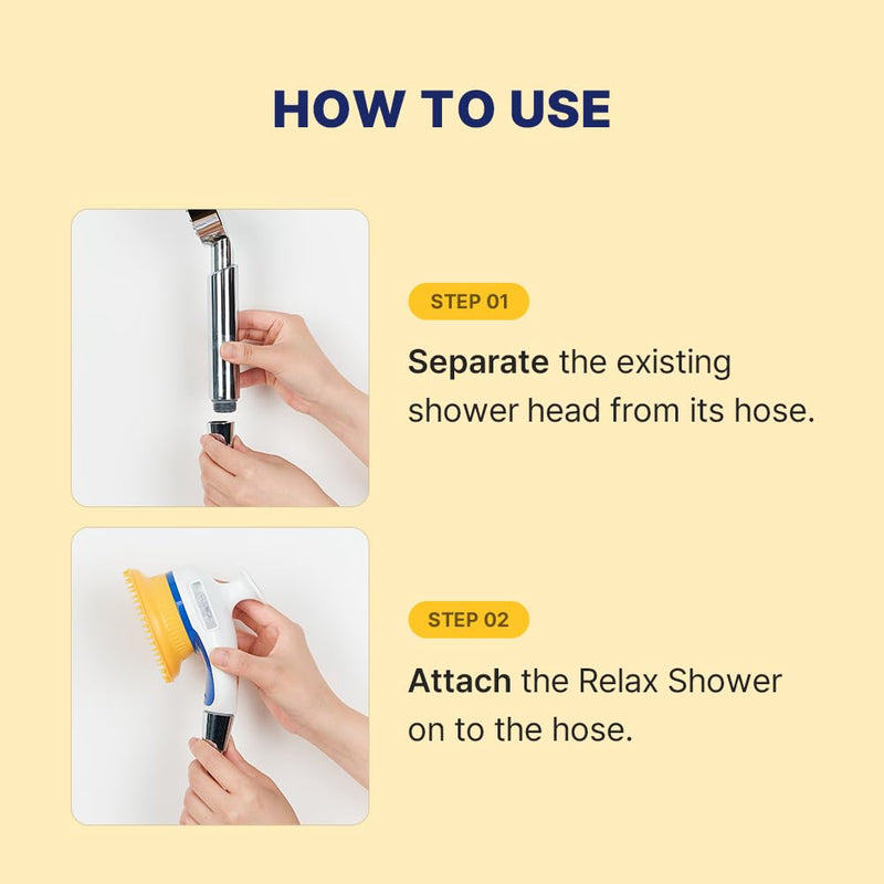 [PETHROOM] Pet Relaxing Grooming Brush Scrubber Shower Wash Head Attachment for Dogs and Cats Spa Washing and Bathing | Dog Cat Hair Deshedding Splash Shield | Massage Rubber Bath Tool - PawsPlanet Australia
