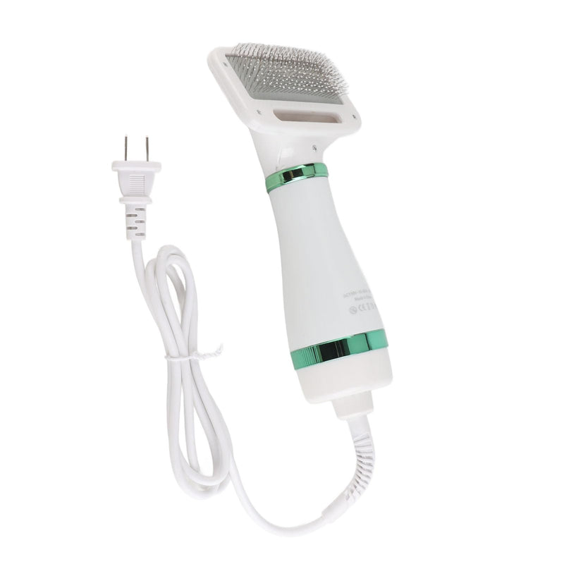 Pet Hair Dryer Blower, 2 in 1 Dog Hair Dryer Brush Adjustable Air Speed Pet Blow Dryer Lightweight Dog Blower Dryer Brush Fast Drying Dog Grooming Kit for Dogs - PawsPlanet Australia