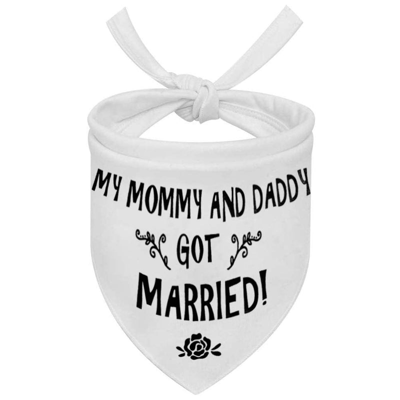PUPTECK Small Dog Shirt with Wedding Bandana Set - PawsPlanet Australia