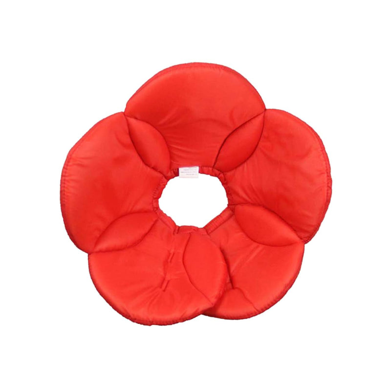 Protective Dog Collar Red Polyester Sponge Design for Dog Licking Prevention and Comfort - PawsPlanet Australia