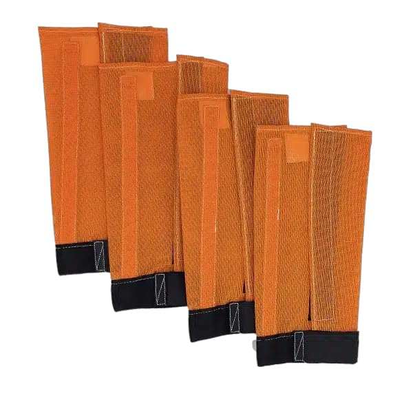 Fly Free Products Standard Horse Fly Boots- Orange