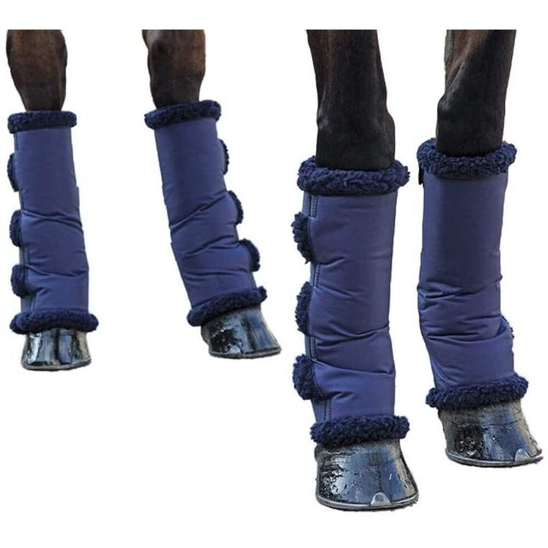 Shires Short Fleece Lined Travel Boots Cob - PawsPlanet Australia