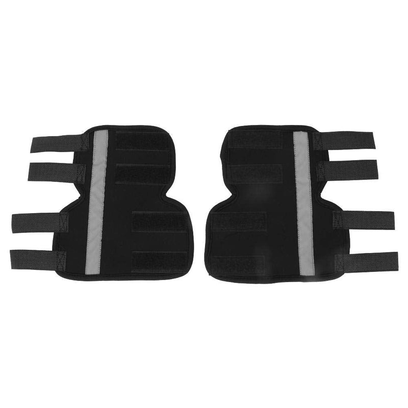 Zerodis Dog Front Leg Brace, 1 Pair Dog Elbow Protector with Safety Reflective Straps Elbow Support Wrap for Wound Injury and Sprain Healing of Arthritis(M)