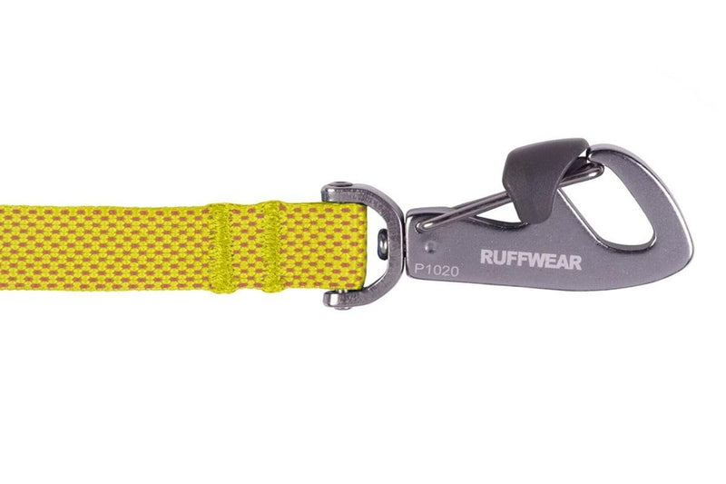 Ruffwear, Hi & Light Dog Leash, Ultralight 4.5 ft Lead with Lockable Swivel Crux Clip and Pick‑Up Bag Pocket, Minimalist Packable Webbing for Everyday Walks, Lichen Green - PawsPlanet Australia