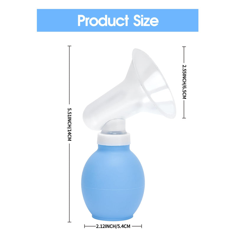 Breast Pump for Dog, Pet Breast Pump, Dog Breast Pump Help Your Pet Breast-Feed Newborn Pets Silicone Manual Breast Pump for Cats Blue - PawsPlanet Australia