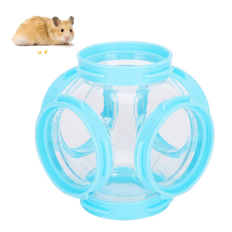 2Pcs Pet Tube Tunnel Toy Critter Trail Fun Nels Tube Hamster External DIY Pipeline Tunnel Fittings Cage Accessories Blue - PawsPlanet Australia
