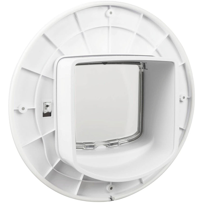 PetSafe Installation Adapter, Mounting Adapter for Installation of PetSafe Microchip Cat Flap and Manual Cat Flap, for Glass, Walls and Metal Doors, White (Pack of 2) 2 Piece Set (Pack of 2) - PawsPlanet Australia