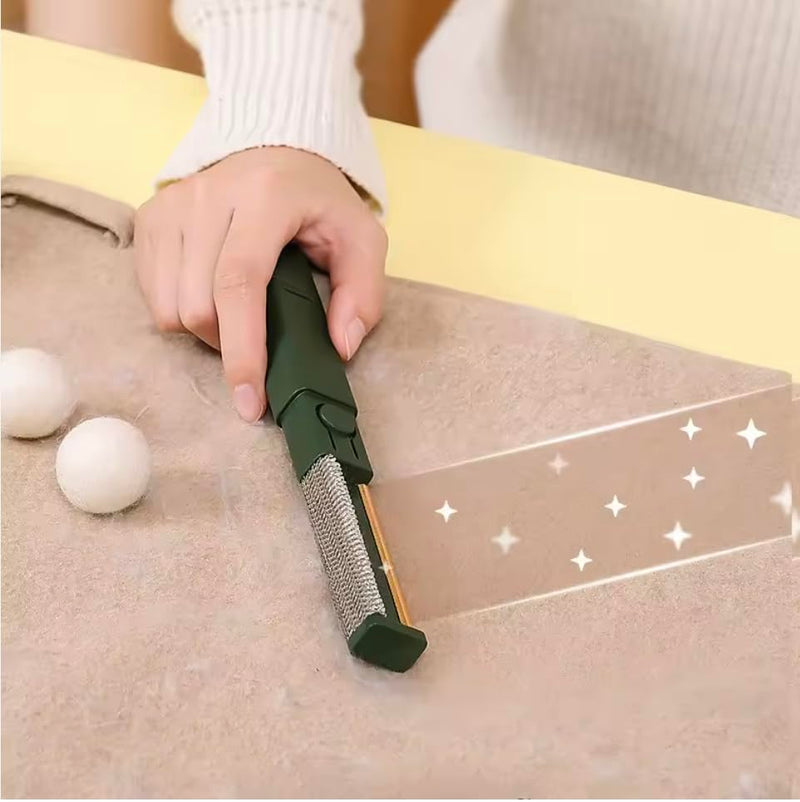 Pet Hair Remover Brush transportable, Small, Portable, Purse, Light (Green), HQ-G0003 Green - PawsPlanet Australia