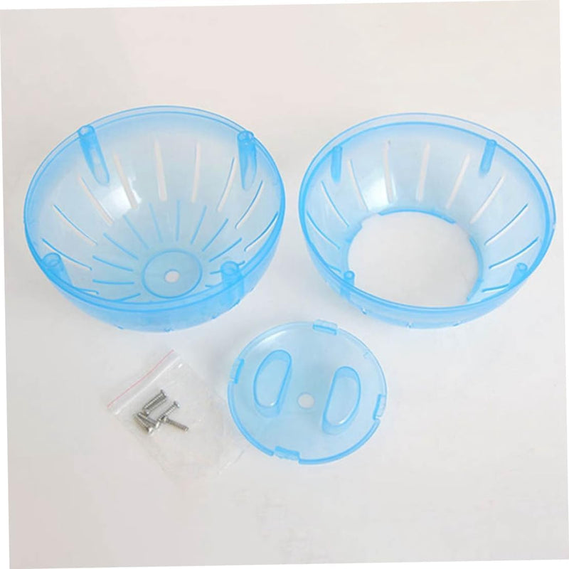 2Pcs Blue and Pink Hamster Balls Hamster Ball Transparent Dwarf Hamster Exercise Balls Running Wheel Gerbil Toys, Small Animals, Small Animal Health Supplies - PawsPlanet Australia