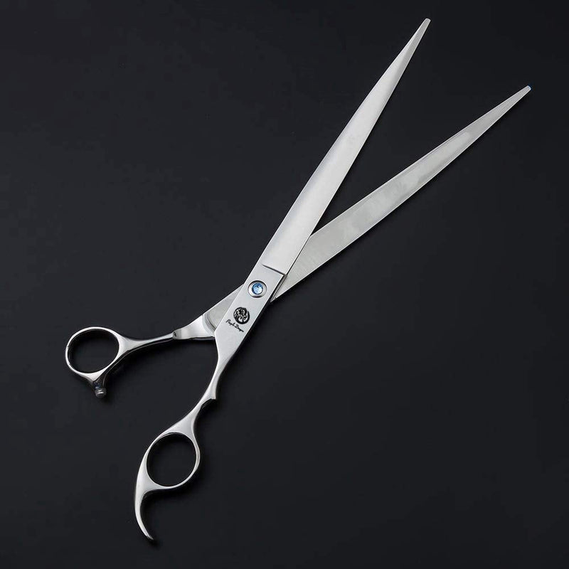Purple Dragon 10 Inch Sharp Edge Salon Hair Cutting Shears - Pet/Dog Grooming Scissors with Bag - Perfect for Barber or Pet Groomer (10 inch) - PawsPlanet Australia