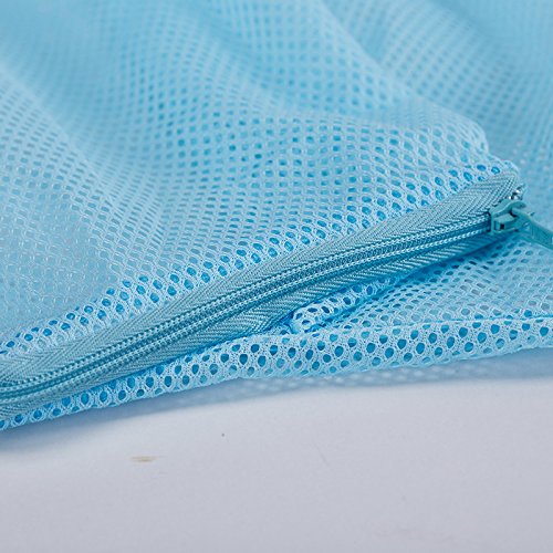 Adjustable Multifunctional Polyester Cat Washing Shower Mesh Bags Pet Nail Trimming Bags (Blue) Blue - PawsPlanet Australia