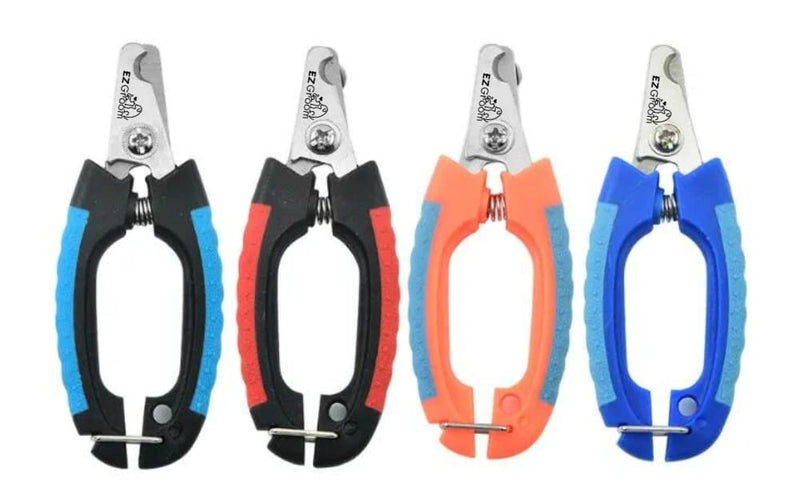Dog & Cat Pets Nail Clippers and Trimmers - with Safety Gurad to Avoid Over Cutting, Professional Grooming Tool for Pets (Small, Red) Small - PawsPlanet Australia