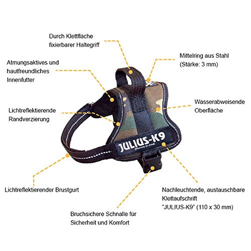 K9 Powerharness, Size: S/Mini, Red