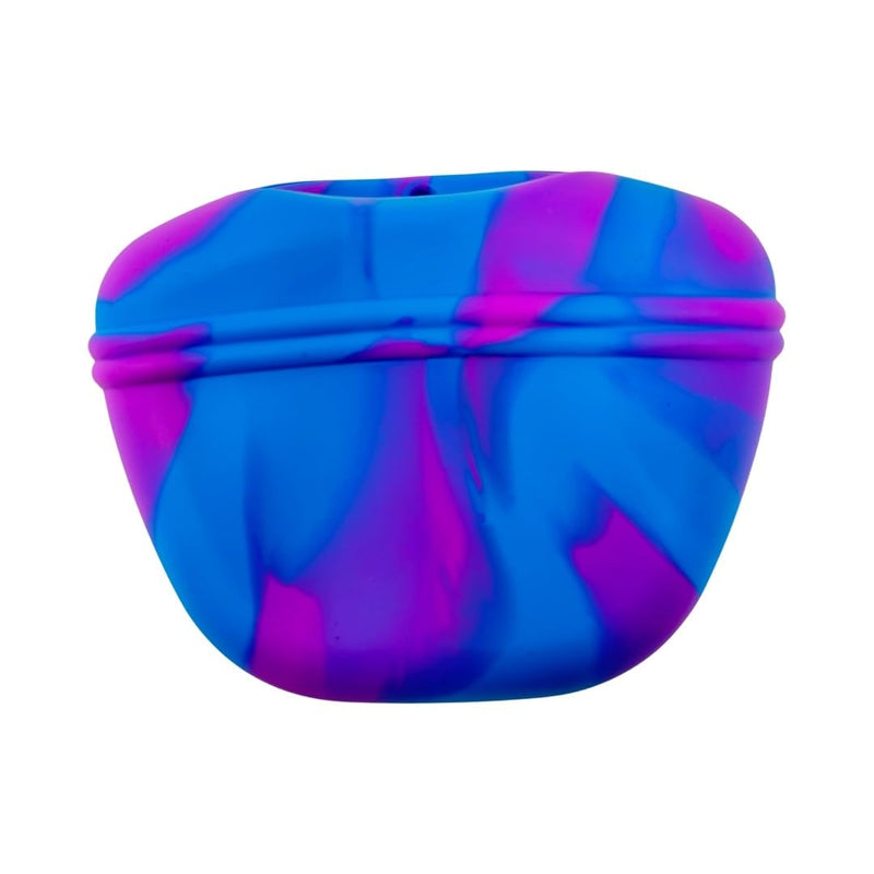 K9 Snack Sack Clip On Silicone Dog Training Treat Pouch with Magnetic Closure, Dog Training Treat Bag for Obedience, Hiking, and Outdoor Adventure (Blue Swirl) Blue Swirl - PawsPlanet Australia