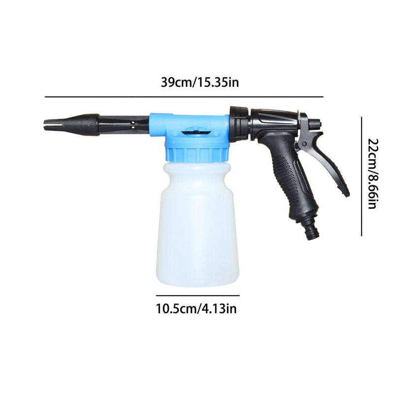 2 in 1 Portable Horse Bath Sprayer & Foam Wash,Lightweight Detangling Shower Gun for Quick Horse Washing,Water-Saving Equine Grooming Tools with 2 Nozzle Modes