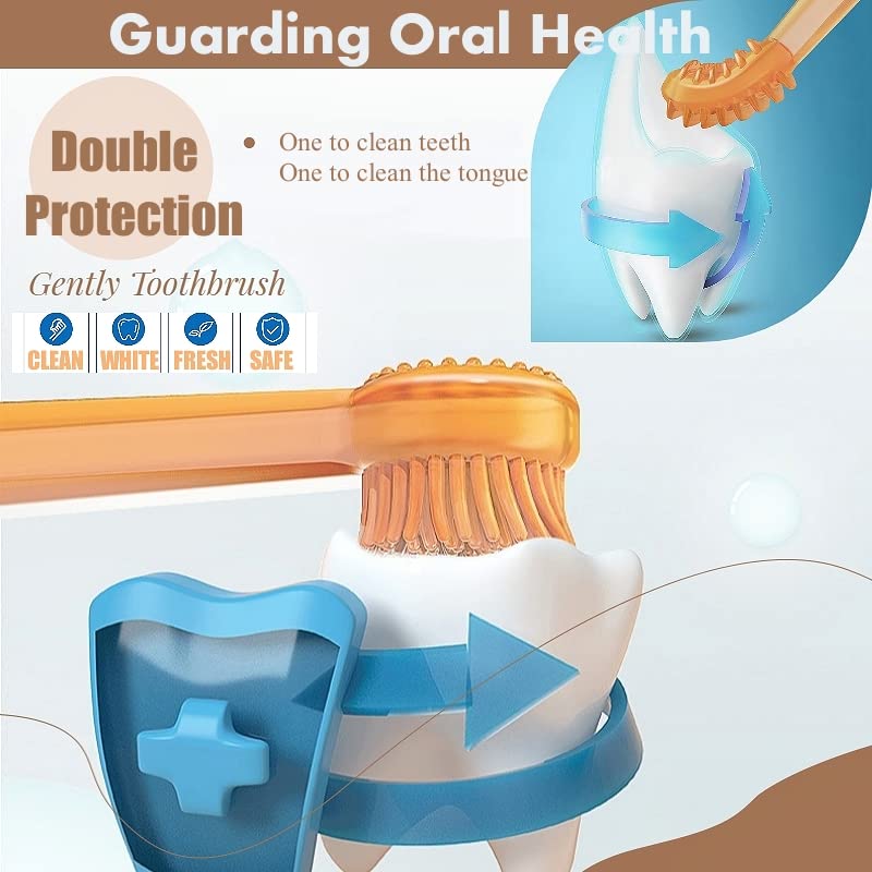 Dog Toothbrush, Pet Silicone Toothbrush Cat Tooth Brushing Kit with Storage Cup, 360° Doggie Kitten Toothbrush Tongue Cleaning Brush, Dental Care for Small Pets Ferret Dutch Pigs - PawsPlanet Australia