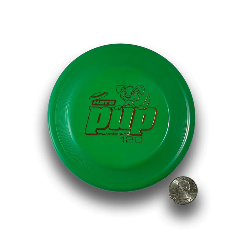 Hero Pup 120 Mini Dog Frisbee, Outdoor Dog Toy and Mini Frisbee, Small Dog Flying Disc Pack of 3 (Colors Will Vary) - PawsPlanet Australia