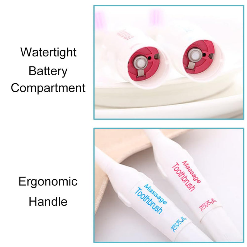 Pet Electric Toothbrush, Dog Toothbrush Safe Acoustic Wave Pet Dental Care Cleaning Tools Kit with 3 Brush Heads