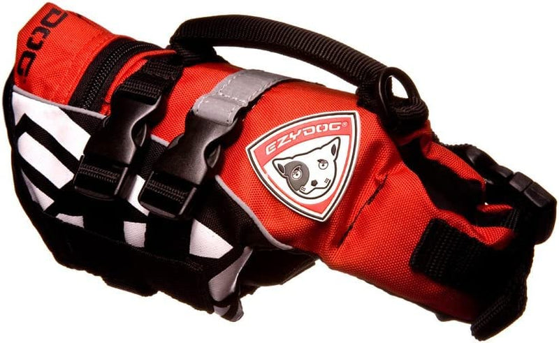EzyDog Micro Doggy Flotation Device (DFD) XS (Length 10"-13-1/2", Girth 12"-19-1/2") Red - PawsPlanet Australia