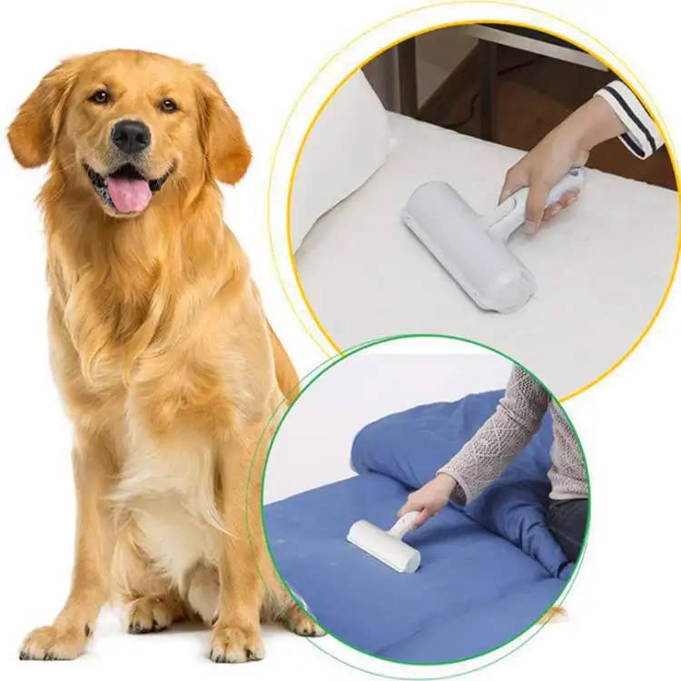 Dog Hair Cat Brush Pet Grooming Hair Remover Lint Roller Supplies for Couch Bed Shedding Furniture Car Carpet Fur - PawsPlanet Australia