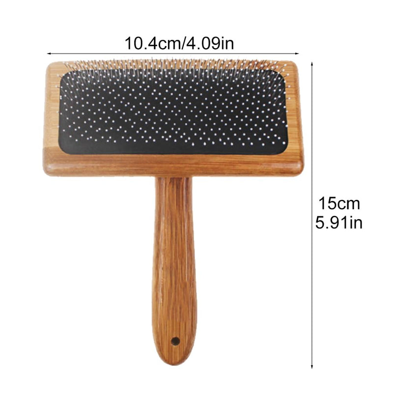 Wool Carders Brush, 2pcs Wooden Carding Brushes Needle Felting Cleaner Comb with Handle for Dogs and Cat/Spinning and Weaving(size:L) - PawsPlanet Australia