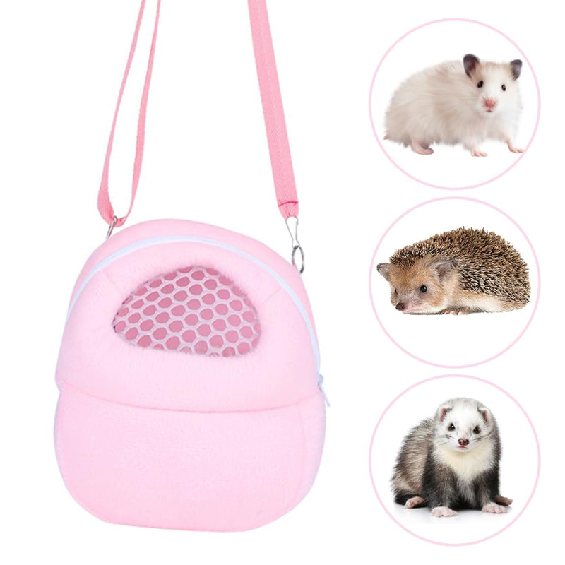 Hamster Carrier Bag, Small Animal Carrier Pouch Hamster Outdoor Hangbag Breathable Outgoing Travel Carrying Sling Case with Adjustable Straps - PawsPlanet Australia