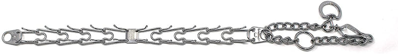 Herm Sprenger Prong Dog Training Collar with Quick Release Buckle Ultra-Plus Chrome Plated Steel Pet Pinch Collar No-Pull Collar for Dogs Anti Pull Training Collar Made in Germany 4mm x 25in XL
