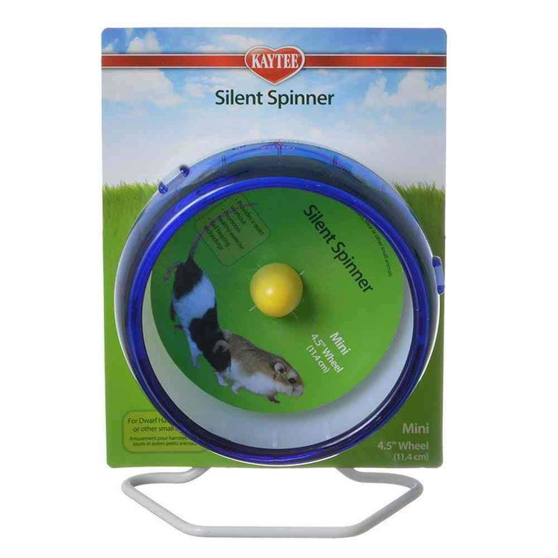 Kaytee Silent Spinner Wheel For Pet Mice and Dwarf Hamsters, Mini 4.5 Inch Mini 4.5"