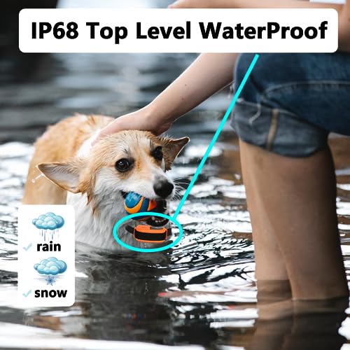 Indoor Pet Barrier for Home,Keeps Areas Off Limits,Dog Home Proofing, Waterproof/Rechargeable/Beep/Static Training Collar,Wireless Electric Fence,1 Dog Orange Kit For 1 Dogs - PawsPlanet Australia