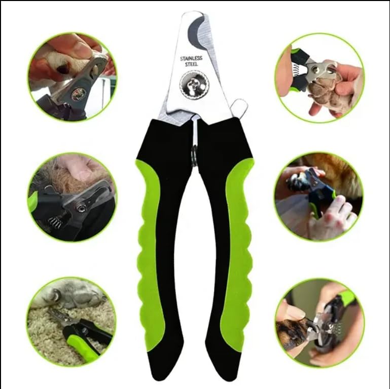 CHARLIE & BUDDY Dog Finger Toothbrush – 4 Pack Soft Silicone Teeth Cleaning Tools for Puppies & Adult Dogs – Dog Tooth Brushing Kit for Oral Care – Teeth Cleaning Tools (Nail Clipper) Nail clipper - PawsPlanet Australia