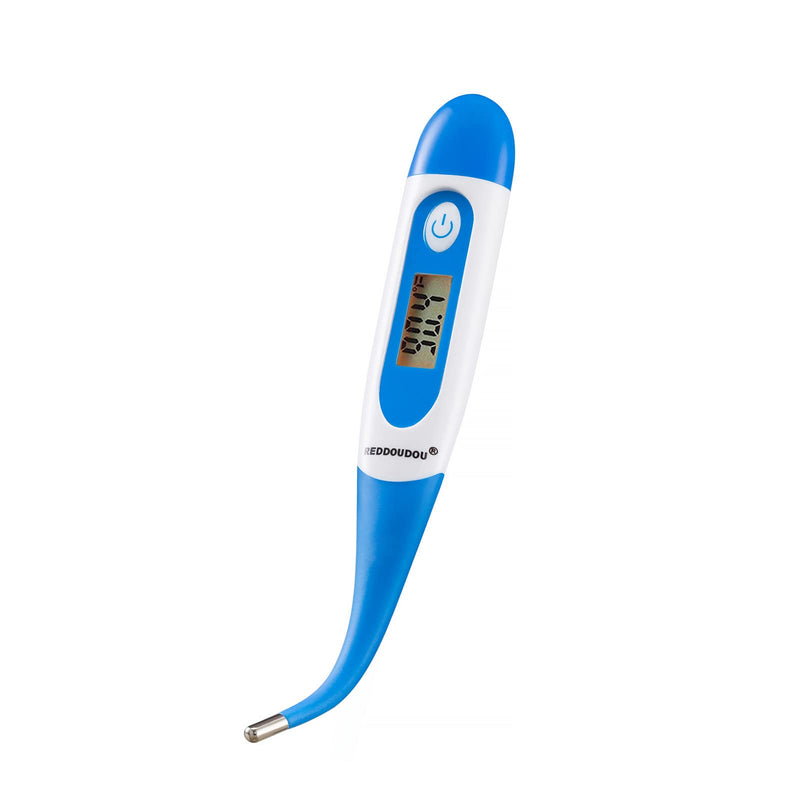 Digital Pet Thermometer for Accurate Fever Detection, Suitable for Cats/Dogs/Horse/Veterinarian, Waterproof Pet Thermometer, Fast and Accurate Measurements in 20 Seconds (Blue) blue - PawsPlanet Australia