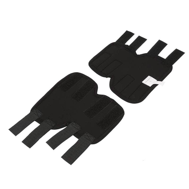 1 Pair Dog Rear Leg Brace Canine Hock Joint Brace Hind Leg Wrap Pet Surgical Injury Bandage for Wound Injury and Sprain Healing of Arthritis(Black, L)