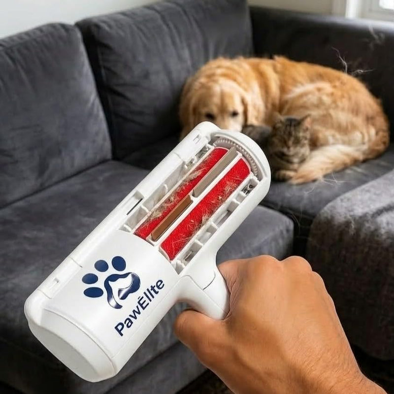 Pet Hair Remover Reusable Fur Roller for Dogs & Cats – Lint Cleaner for Carpet, Furniture, Sofa, Bed & Car Interior – Portable Cleaning Brush - PawsPlanet Australia
