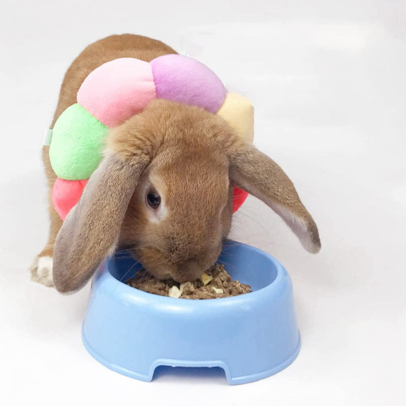 Adjustable Rabbit Protection Cone Collar,Soft Pet Recovery Collar for Rabbit/Chinchilla/Guinea Pigs/Kitten After Surgery Wound Healing,Elizabeth Neck Recovery E-Collar for Small Animals (S) S - PawsPlanet Australia