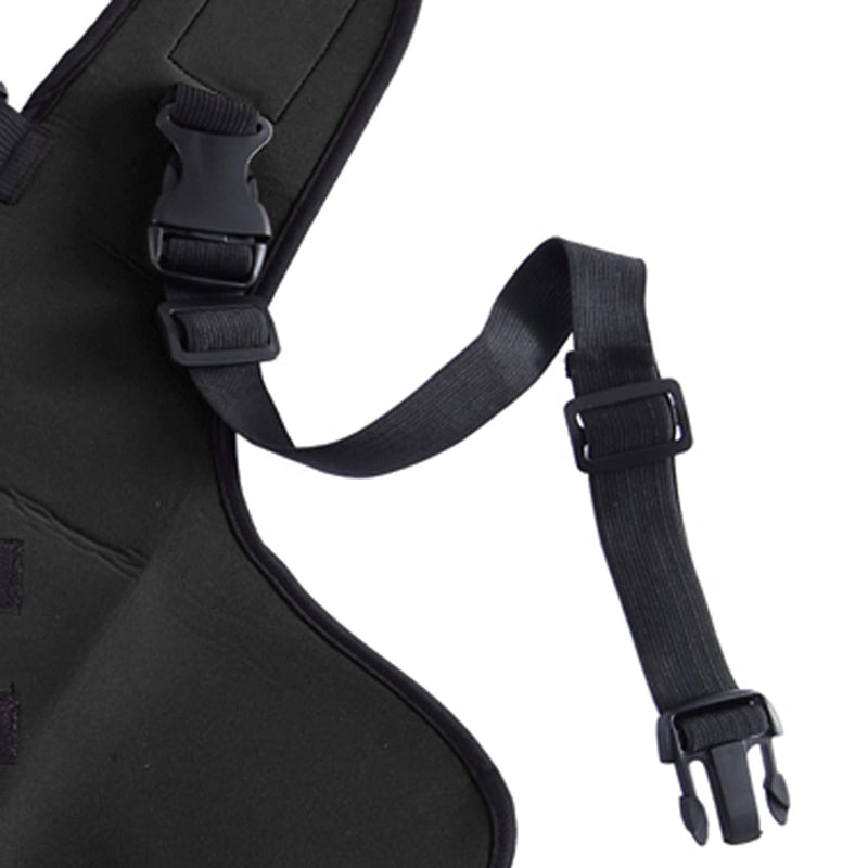 SMALLLEE_LUCKY_STORE Dog Knee Brace for Back Leg Torn ACL Neoprene Canine Stifle Support Hip Hock Joint Compression Wrap Sprains Injury Protection Loss of Stability from Arthritis Relieve Pain L