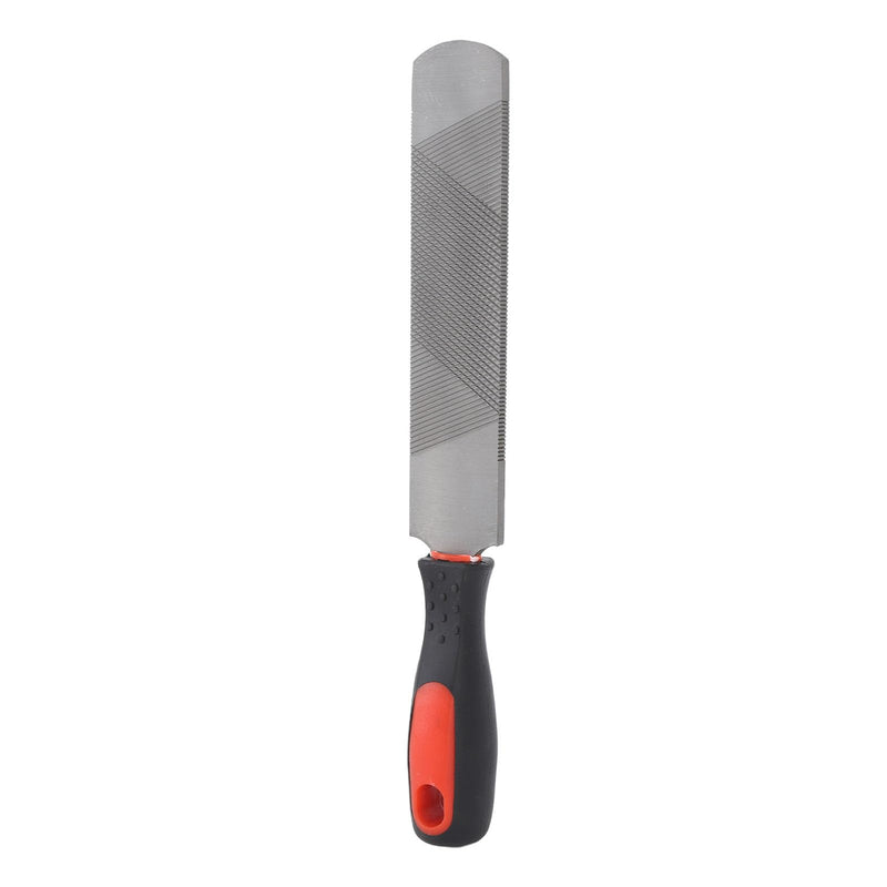 8 Inch Farrier Rasp File with Rubber Handle, Mini Horseshoe File Carbon Steel Farrier File Tool for Horses, Pig Hoof File, Goat Rasp,