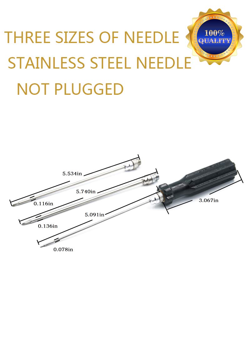 Fish Venting Tool Three Sizes of Stainless Steel Needle with Plastic Storage Bin （Fish Will Not Clog The Needle） - PawsPlanet Australia