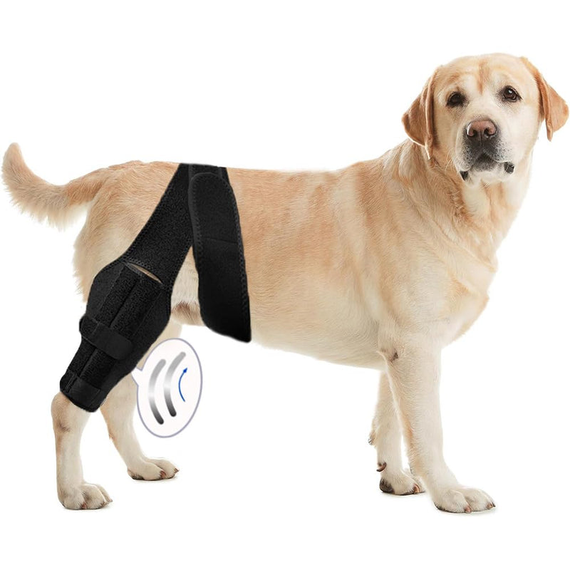 S Dog Leg Braces for Back Leg for Support with Cruciate Ligament Injury-Better Recovery with Dog Knee Brace for Torn Acl Hind Leg-Adjustable Hip Dysplasia Dog Acl Brace Hind Leg Rear