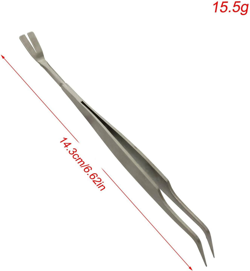 Silver 2 in 1 Tick Removal Tool for Pets,Stainless Steel Professional Tick Tweezers Ticks Remover for Dogs, Cats and Humans,Flea and Tick Control,Tick Remover Tools - PawsPlanet Australia