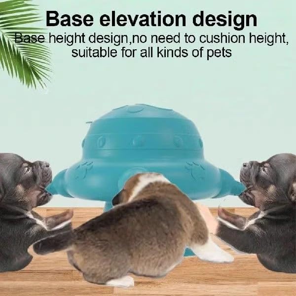 Puppy Milk Feeders for Multiple Puppies Kitten Feeding Bowl with 4 Nipples Silicone Nursing Bottle 235ml Food Water Feeding Station for Small Pets navy - PawsPlanet Australia